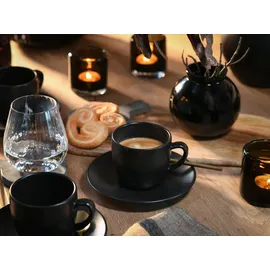 CreaTable Soft Touch Black Tassenset 12-tlg. schwarz