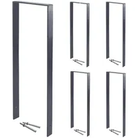 Baumarktplus 5 x Fahrradanlehnbügel 119 x 39 cm Flachstahl