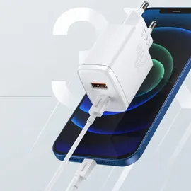 Baseus Compact Quick Charge 3.0 PD 20W White