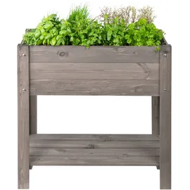 Esschert Design Balkonhochbeet Easy 80 x 40 x 78 cm anthrazit