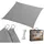 Relaxdays Relaxdays, Sonnensegel HDPE Anthrazit