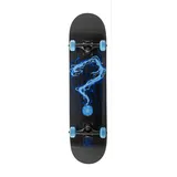 Enuff Skateboards Enuff Pyro II Blue Skateboard schwarz|blau 7.75