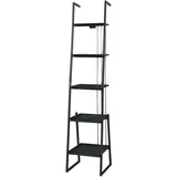 [en.casa] Möbelset Storfjord 2-tlg. 1x Leiterregal, 1x TV Schrank