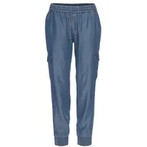 LASCANA Schlupfhose Denim-Optik Blau 34