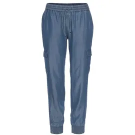 LASCANA Schlupfhose Denim-Optik Blau 34