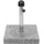 Mendler Sonnenschirmständer HWC-F92, Schirmständer Schirmhalter, Granit 23kg eckig grau