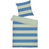 Tom Tailor BOLD STRIPES Grün/Blau 135 x 200 cm + 80 x 80 cm