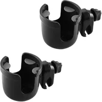 Accmor Getränkehalter für Kinderwagen, universeller Getränkehalter für Uppababy Nuna Doona Kinderwagen, Flaschenhalter für Rollstuhl, Walker, Fahrrad, Roller, 2 Stück