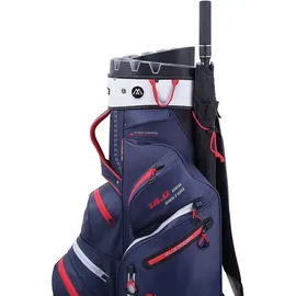 Big MAX Dri LITE Silencio 2 - Wasserabweisende Golftasche dunkelblau rot