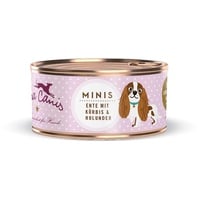 Terra Canis Mini 100 Gramm Hundenassfutter Sparpaket 36 x 100 Gramm Ente mit Kürbis & Holunder