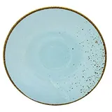 CreaTable 6er-Set CreaTable Untertasse Nature Collection Ø 15 cm Steinzeug Blau Hellblau