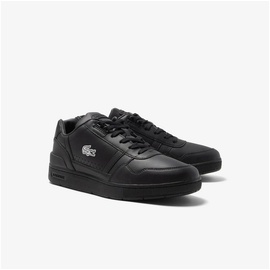 Lacoste T-Clip 223 3 SMA-Ledersneaker, schwarz