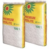 HaGaFe Plantaflor Perlite Premium Perlit 2-6 mm (200 L (2 x 100 L))