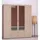 Parisot Drehtürenschrank Daily 160 x 185 x 51 cm Braun