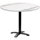 Restootab Tisch Bazila Ø110cm - Modell weißer Marmor
