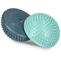 Navaris Balance-Igel Fitness Halbkugel mit Noppen - 2x Balance