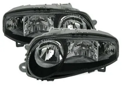 Klarglasscheinwerfer für Alfa Romeo 147 (2001-2004) - schwarz