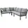 AMATIO ZAMORA Lounge-Set L-Form grau