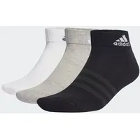 Adidas Cushioned Sportswear Ankle 6er Pack Medium Grey Heather / White / Black 34-36