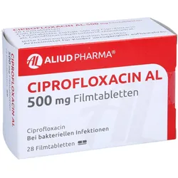 Ciprofloxacin AL 500 mg Filmtabletten 28 St
