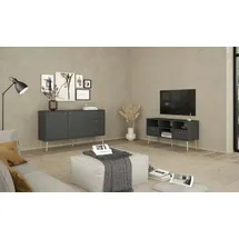 Andas TV-Lowboard ¦ grau ¦ Maße (cm): B: 117,2 H: 60,8 T: 39.1