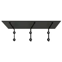 Glaszentrum Hagen L 230x90 cm Glasvordach inkl. Halter Ral7016