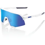 100% S3 Hiper Mirror Sportbrille (Größe ONE SIZE, weiss)