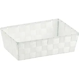 Kela Aufbewahrungskorb Alvaro Kunststoff 30 x 21 x 9 cm weiß