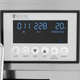 Royal Catering Softeismaschine - 33 l/h - 2140 W - LED - 3 Sorten -