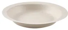 NATURESTAR Einwegschüssel Natural Bagasse, rund 411905 , 1 Packung = 50 Stück, weiß, 400 ml