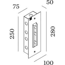 Einbaugehäuse Stripe/Themis - Stripe 2.2 - 90012038