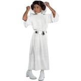 Rubie's Prinzessin Leia-Kostüm für Kinder Star Wars Karneval Weiss 116 (5-6 Jahre)