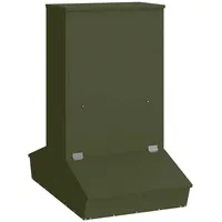 VidaXL Schweinfutterspender Olive Grün 82 x 51 x 91,5