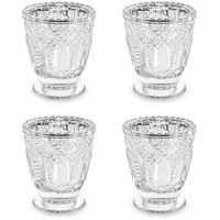 Partydeco 4 Teelichtgläser Glaskelch 8cm Kerzenhalter Windlicht Orient Hochzeit