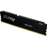 Kingston FURY Beast 32GB 6000MT/s CL30 DIMM Schwarz Desktop Gaming Speicher Einzelnes Modul - KF560C30BBE-32