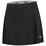 Dunlop Club MÄDCHEN Tennisrock, Schwarz, 128 - Einheitsgröße