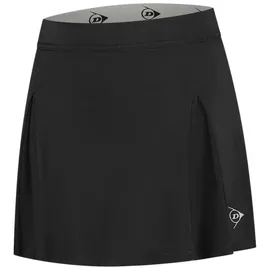 Dunlop Club MÄDCHEN Tennisrock, Schwarz, 128 - Einheitsgröße