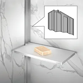 Hüppe Select+ Eckprofil für EasyStyle Wandverkleidung, ES0207087,