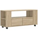vidaXL Sonoma-Eiche TV-Schrank Lowboard 102x34,5x43 cm Holzwerkstoff