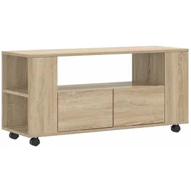 vidaXL Sonoma-Eiche TV-Schrank Lowboard 102x34,5x43 cm Holzwerkstoff