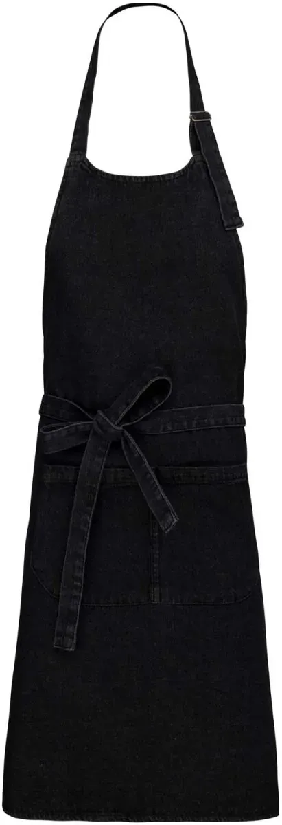 Kariban Latzschürze K885 black denim one size