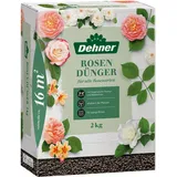 Dehner Rosendünger, hochwertiger Dünger für Rosen, organisch mineralischer NPK-Dünger, mit Spurennährstoffen, 2 kg, für ca. 16 qm, bunt