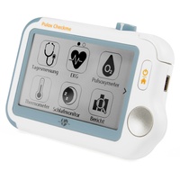Pulox by Viatom Checkme Pro Tragbarer EKG Monitor mit Pulsoximeter, Thermometer Vitalcheck