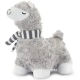 mojoliving Türstopper Alpaka Deko "Lucy" | Türsack mit 27 cm Höhe | Alpaka Geschenk | Als Türstopper Boden Sack Fensterstopper Zugluftstopper Tier | Schwer und Stabil für Tür Fenster