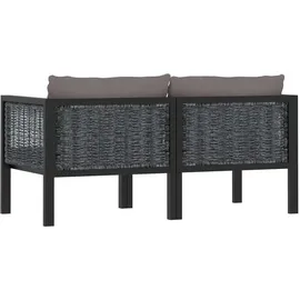 vidaXL 2-Sitzer Sofa anthrazit