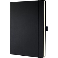 Sigel Notizbuch Conceptum® ca. DIN A4 liniert, schwarz Hardcover