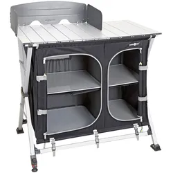 BRUNNER Campingküche Azabache CT Cross Square Kochbox Camping Schrank Küche Alu