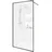 Home Deluxe Baki Duschabtrennung Walk-In-Dusche 110 x 200 cm Klarglas schwarz