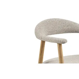 Möbel Kraft Addi Esszimmerstuhl Mit Armlehnen Bouclé Beige