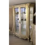 Casa Padrino Vitrine Antik Gold 135 x 53 x 203 cm Gold